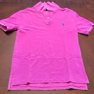 Polo by Ralph Lauren Kids Polo Shirt in Vibrant Pink